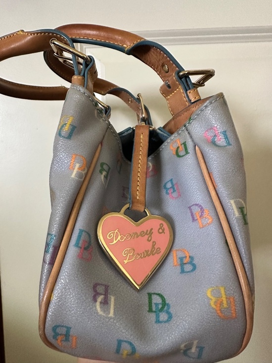 Unboxing Dooney & Bourke Periwinkle Lucca Pebble Leather  Dooney & Bourke periwinkle, multicolor it bag